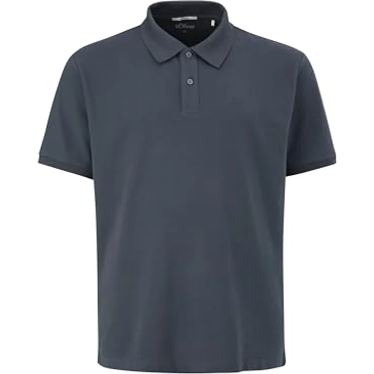 s.Oliver Poloshirt mit Logostickerei, Baumwolle, weich auf der Haut, hüftlang – Bild 5