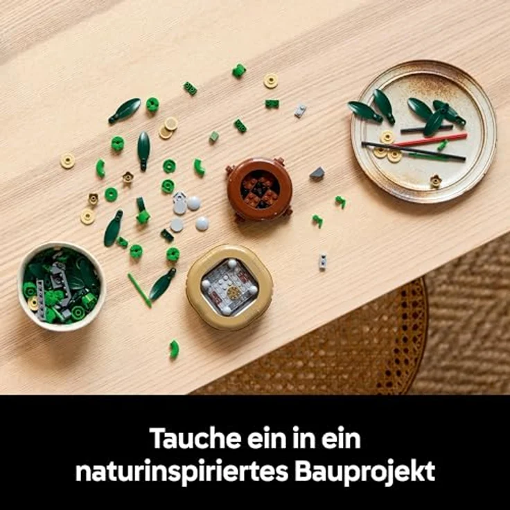 LEGO Botanicals Glücks-Bambus, Kunstpflanze - Bauset für Erwachsene - Geschenkidee zum Valentinstag, Grün – Bild 5