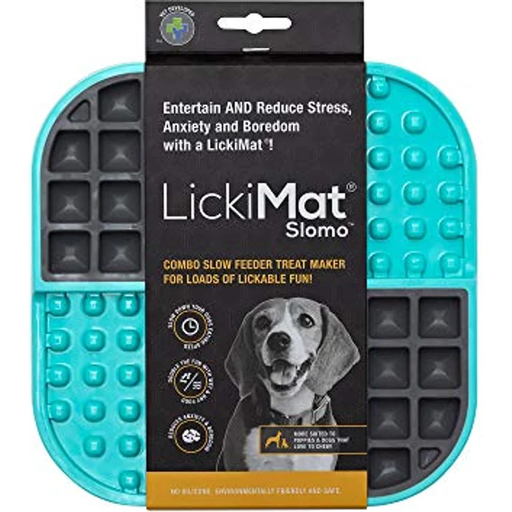 INDUSTRIPET LICKIMAT Slomo Türkis – Bild 1
