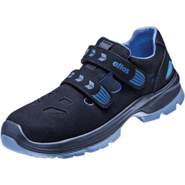 ATLAS Sicherheits-Sandale ALU-TEC 360 ESD Sicherheitsschuh, SportLine-Obermaterial, MPU INNOFLEX System, black, royal blue – Bild 1