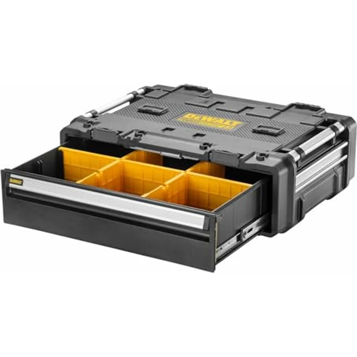 Dewalt Toughsystem 2.0 dxl Modul mit Schublade für Werkzeugaufbewahrung, robust und modular – Bild 3