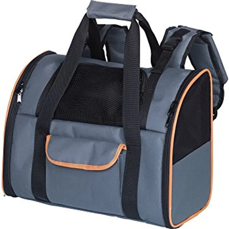 Nobby Rucksack "CONCORD" grau 41 x 21 x 30 cm, strapazierfähige Mikrofaser, abwaschbar, bis ca. 6 kg