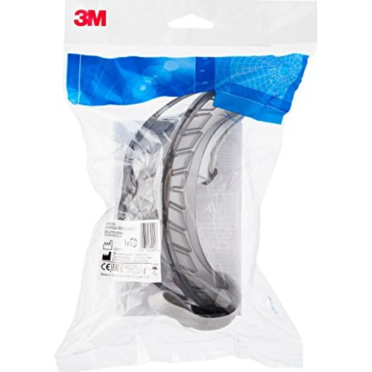 3M 2890SA Vollsichtbrille, 2890er Serie, AF, UV, A, ohne Belüftungsschlitze (gasdicht), Klar – Bild 4