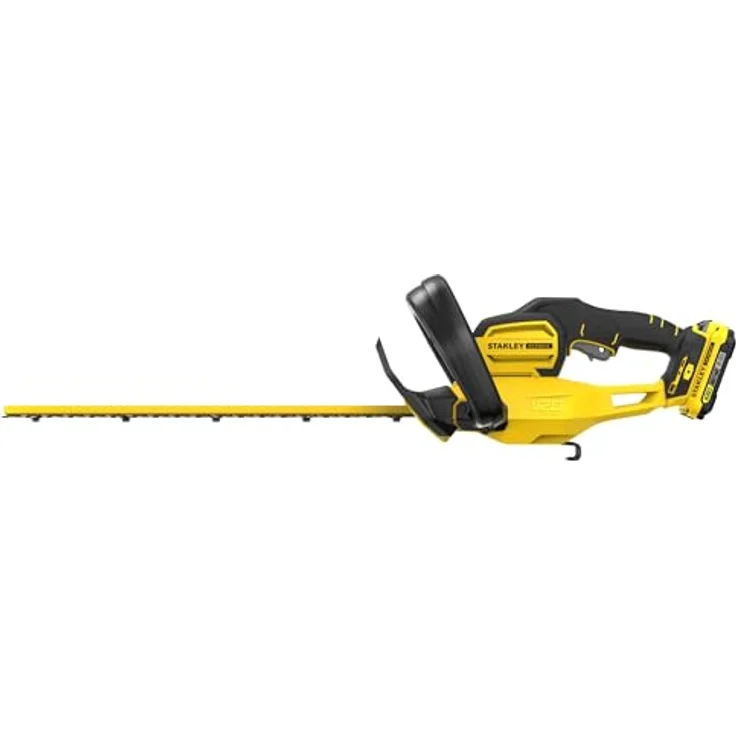 STANLEY FATMAX V20 Akku-Heckenschere SFMCHT650D1-QW, 50 cm Schwertlänge, 19 mm Schnittstärke, inkl. 2.0Ah Akku & Ladegerät, Bügelhandgriff, Messer-Schnellstopp – Bild 3