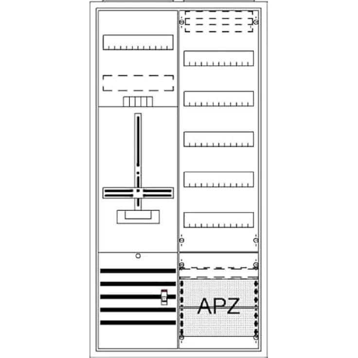 Striebel & John Komplettschrank Dreipunkt A27 1Z1V5A2, Original DA27GB, Aufbewahrungsschränke