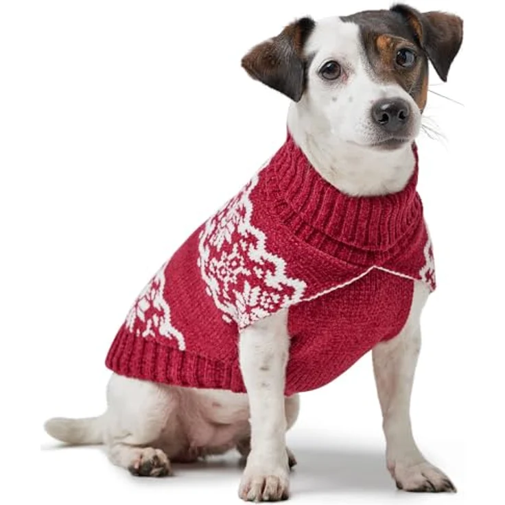 HUNTER Hundepullover Birka graublau, Größe 50 mit modischem Norwegermuster – Bild 5