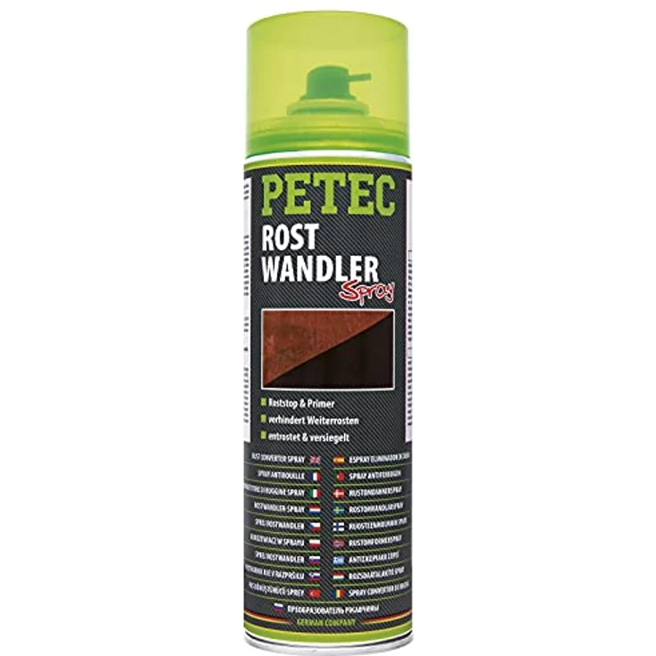 Petec 70040 Rostwandler Rostumwandler - 500ml Dose - 360 Grad Sprühkopf – Bild 2