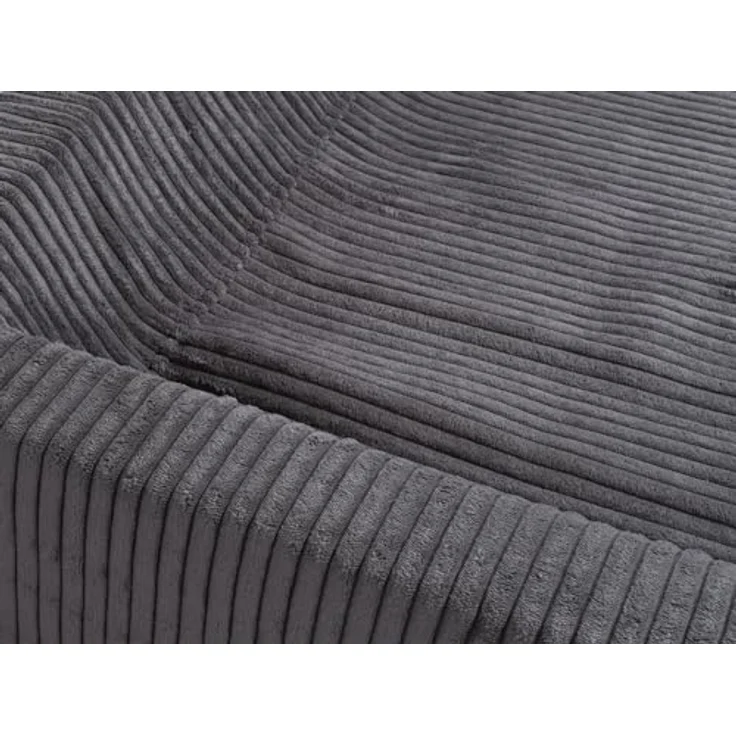 Knuffelwuff orthopädisches Hundebett aus Cord mit Handwebcharakter Santiago XL 105 x 80cm Grau - abnehmbarer Bezug - waschbar - für große, mittelgroße und kleine Hunde – Bild 3