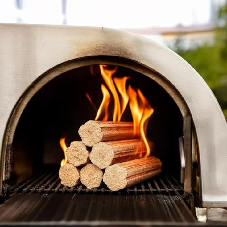 HEIZFUXX BBQ-Buchenholzbriketts 324kg, 18er Palette aus 18 x 18kg Gebinden, Qualität nach DIN EN ISO 17225-3 – Bild 4