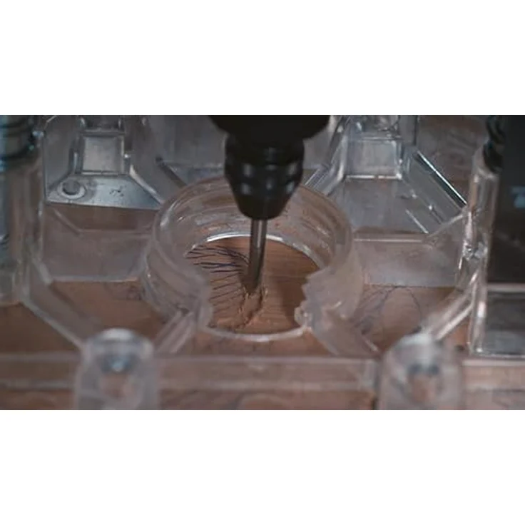 Dremel 650 Fräser (HSS) (Zubehör für Multifunktionswerkzeug, HSS-Fräser 3,2mm zum Gravieren, Schnitzen und Fräsen in Holz, Laminate, Kunstoffe, Plexiglass, Gummi, Spanplatten u.v.m.) – Bild 4