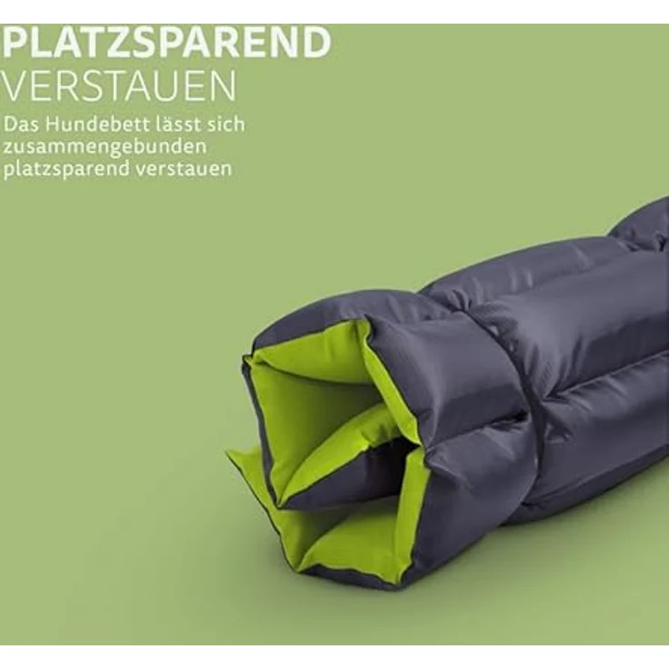 Bestlivings Hundematte 85x70cm (Limette) - Outdoor - wasserabweisend & atmungsaktiv - Hundebett gepolstert - waschbares Hundekissen für draußen – Bild 3