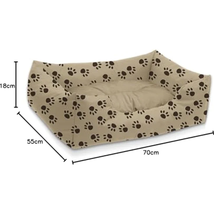 "BedDog Hundebett MIMI mit Rand, Kissen zum rausnehmen, Schwarz, Cordura/Oxford Material, Anti-Rutsch-Dämmstoff" – Bild 6