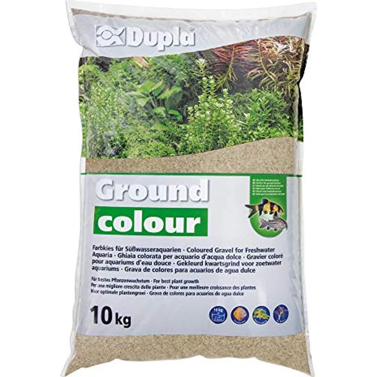 Dupla Aquarienkies Ground Colour, River Sand 0,4-0,6 mm, pH-neutral, 10 kg – Bild 2