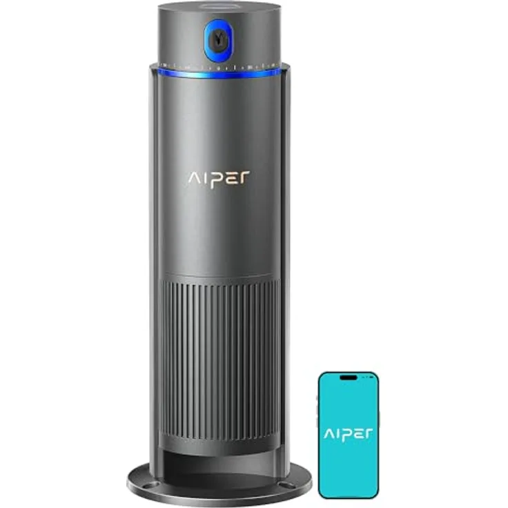 AIPER IrriSense Bewässerungssystem mit App, Individuelle Bewässerungskarten, Wetteradaptiv, für Flächen bis zu 445 m², Schnelle Selbstinstallation in 15 Minuten