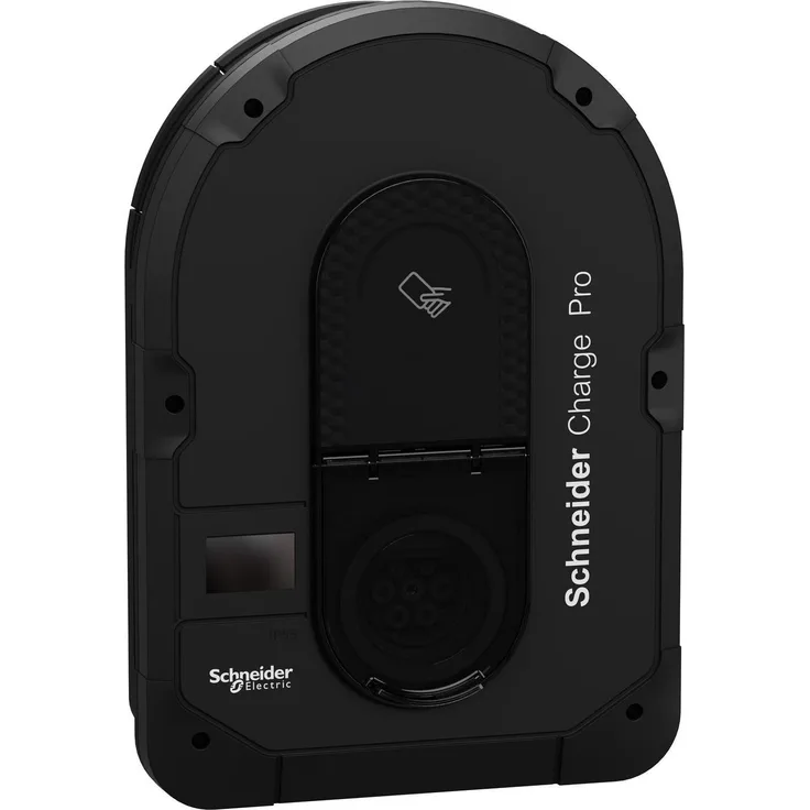 Schneider Electric Schneider Charge Pro, Elektroauto Ladestation Typ 2, 22 kW, Schwarz, mit MID-Zähler und RFID/NFC Zugang