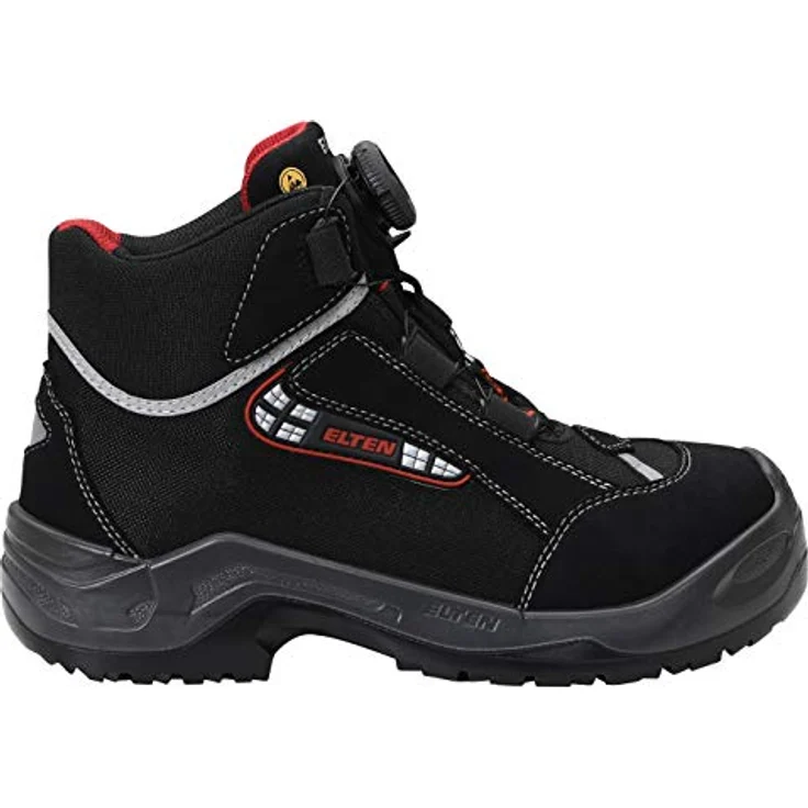 Elten Sicherheitsschuhe breite Schnürstiefel S3 BOA, wasserabweisend, mit Aluminiumkappe und rutschfester PU/PU-Laufsohle, Größe 42 – Bild 6