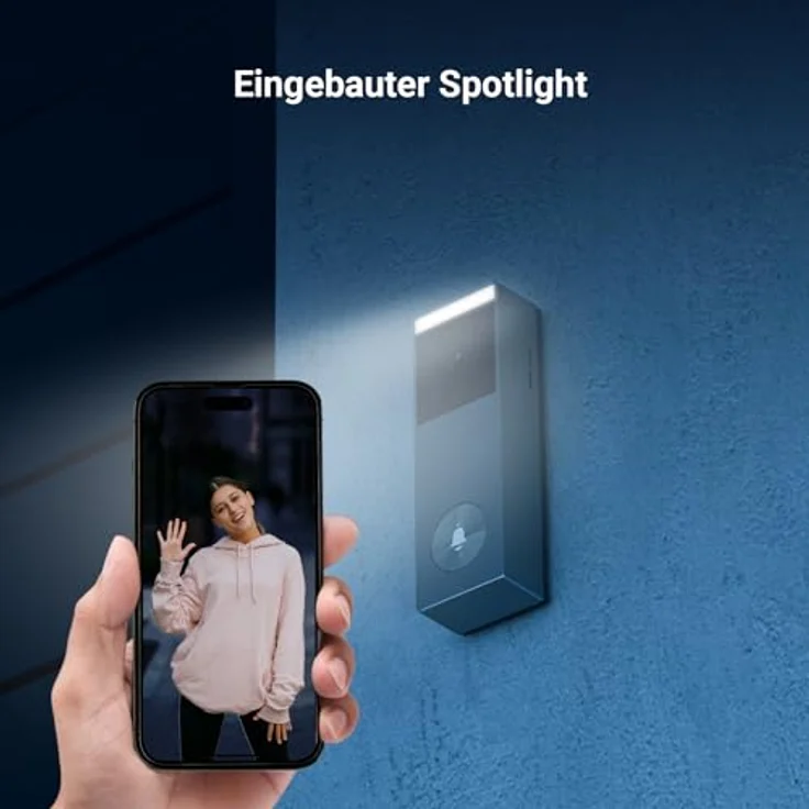 EZVIZ HP3 PRO, batteriebetriebene Video-Türklingel mit 2K Kamera und 32 GB Speicher, Solarladeoption – Bild 4