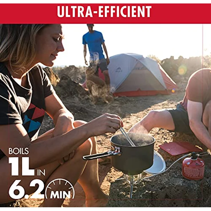 MSR WindBurner Group Stove, winddichter Gaskocher mit 2,5 l keramikbeschichtetem Antihafttopf für bis zu 4 Personen – Bild 5