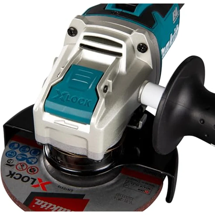 Makita Akku-Winkelschleifer 18V mit Schiebeschalter ohne Akku ohne Ladegerät DGA521ZX1 – Bild 8