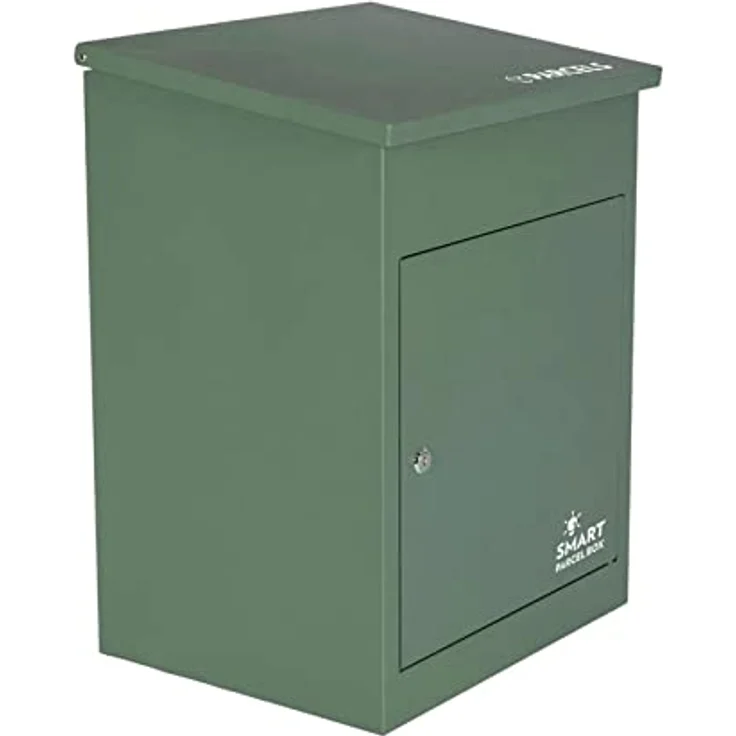 Smart Parcel Box SMART PARCEL BOX grün 44x35x58, Paketbriefkasten zur Wandmontage, Paketbox für Zuhause & Unternehmen, Briefkasten für Pakete & Briefe – Bild 4