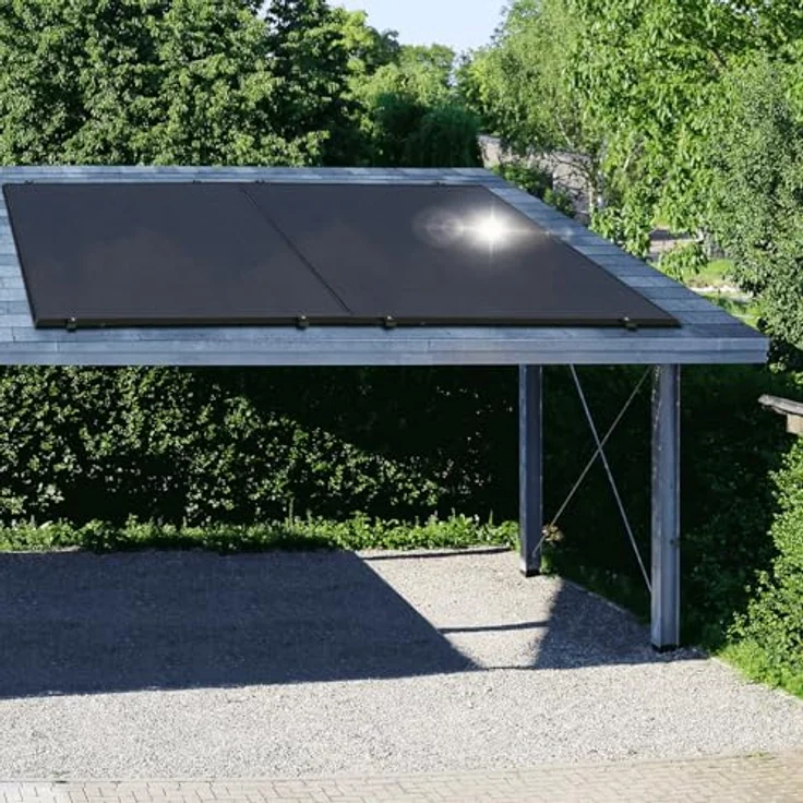 SUNNIVA® 920W Balkonkraftwerk BIFAZIAL FULLBLACK, Komplettset mit 2x460W Glas-Glas Bifacial Modulen und 800W AP Systems EZ1-M Wechselrichter, genehmigungsfrei, steckerfertig – Bild 5