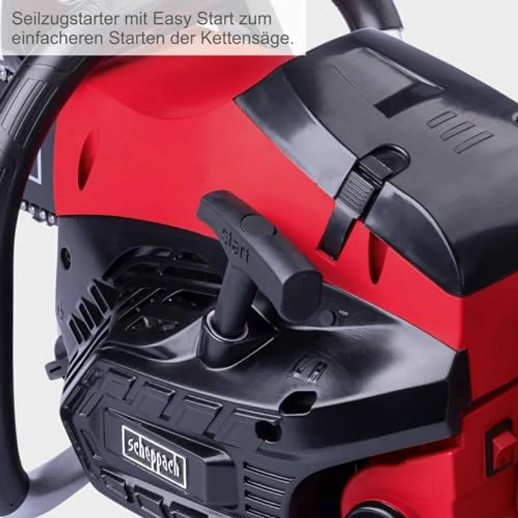 Scheppach PCS53, Benzin-Kettensäge 53cc mit hoher Schnittkraft und effizientem Motor – Bild 9