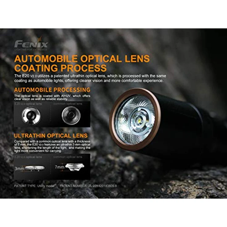 Fenix E20 V2.0 LED Taschenlampe 350 Lumen – Bild 3