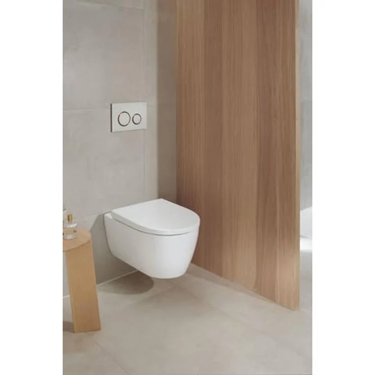 Geberit iCon Set Wand-WC mit WC-Sitz, spülrandlos, Tiefspüler, geschlossene Form, 6l, 501664, Farbe: Weiß - 501.664.00.1 – Bild 3