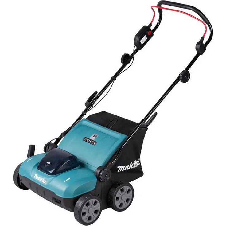 Makita Akku-Vertikutierer DUV320Z, Bürstenloser Motor, 30 Liter Grasfangsack