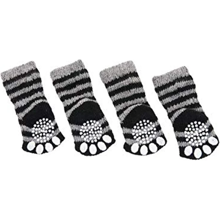 Karlie Hundesocken Sockies L: 45 mm B: 35 mm schwarz-grau S – Bild 3