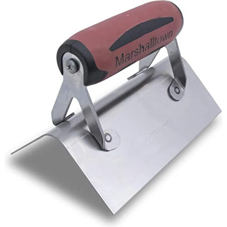 Marshalltown 68SSD Ausseneck-Kelle mit Durasoft Griff, Eckkelle aus Edelstahl, Kellenmaß: 152x64 mm, Winkel mit Radius – Bild 1