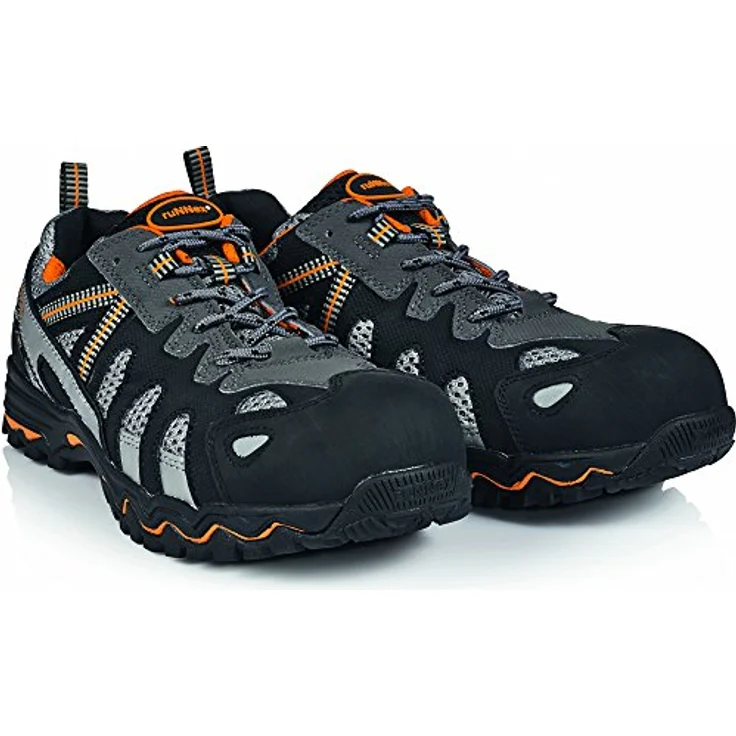 ruNNex RUNNEX® S1-Sicherheitshalbschuhe LightStar, leichte Microfaser, Alu-Protection-Kappe, rutschfeste Gummi/Phylon-Sohle, Größen 36-48 – Bild 7