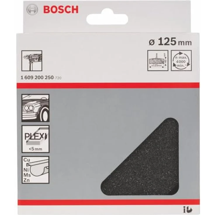 Bosch Professional Polierschwamm 125mm, 1 Stk. - Preisvergleich – Bild 2