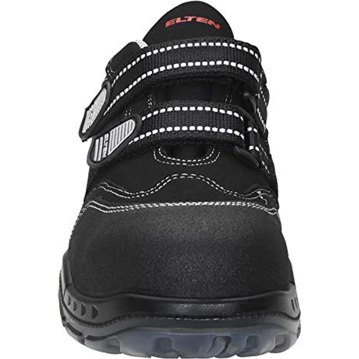 ELTEN SID ESD S3 Sicherheitsschuh, atmungsaktiv mit hydrophobierter Mikrofaser und geschlossener, gepolsterter Lasche, schwarz – Bild 2