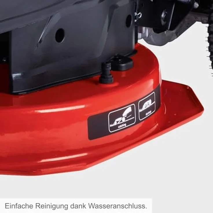 Scheppach IXES 20V Benzin-Aufsitzmäher MR230-61, 4-Takt-Motor (6 PS), Schnittbreite 61 cm, Max. Flächenempfehlung 2.600 m², Hybrid-Startsystem – Bild 9