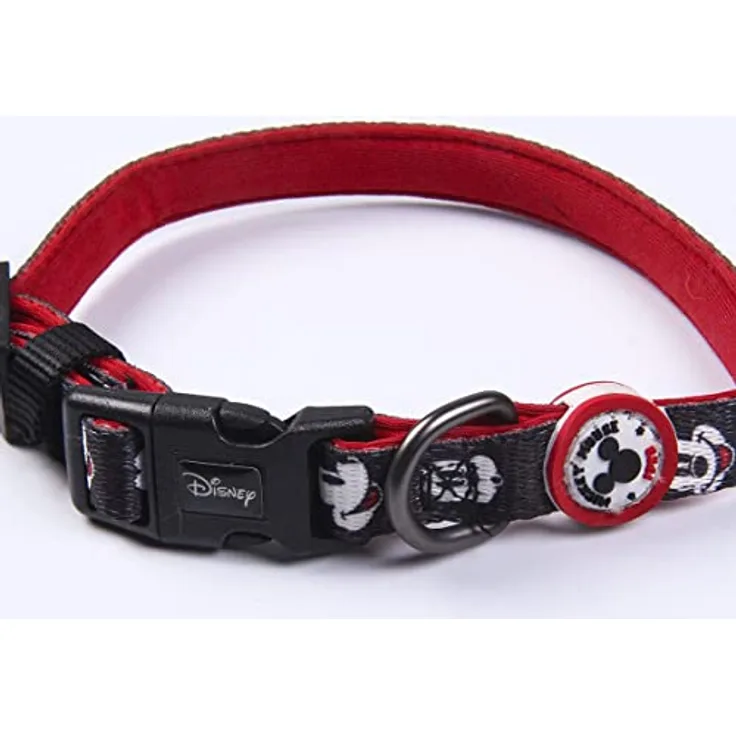 CERDÁ LIFE'S LITTLE MOMENTS Micky Mouse Dog Hundehalsband, offizielles Disney Lizenzprodukt, mehrfarbig