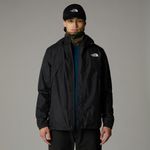 The North Face Funktionsjacke Antora Jacke für Herren mit Logoschriftzug, atmungsaktiv und winddicht, Schwarz