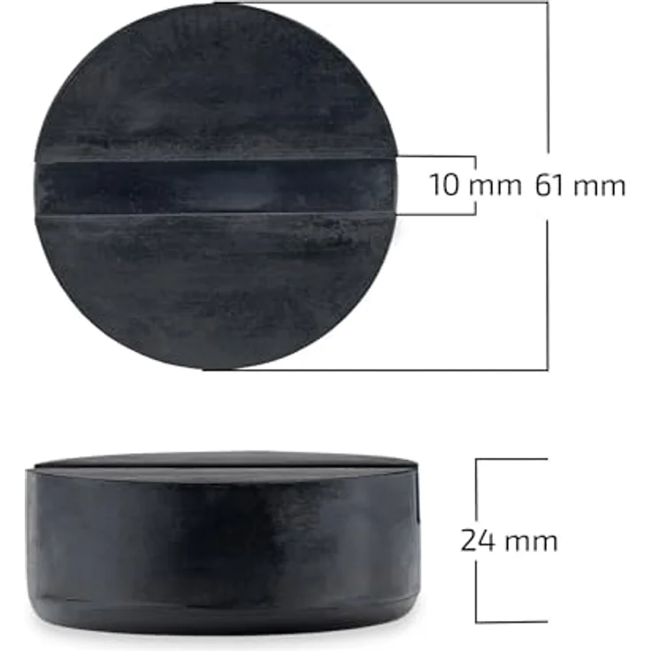 HEYNER® Gummiauflage für Rangierwagenheber, universell einsetzbar, hochwertiger Gummi, einfache Montage – Bild 4