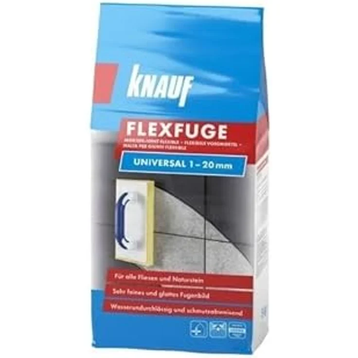 Knauf Fugenmörtel Flexfuge Universal weiß 1kg – Bild 2
