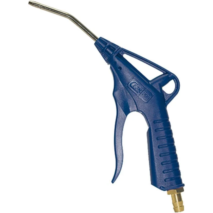 RIEGLER Dosierbare Blaspistole 90 mm Rohr aus POM, Ergonomisch, Rc 1/4 Anschluss, Geräuschreduzierende Star-Tip-Düse, für Nippel NW 7,2-7,8 – Bild 1