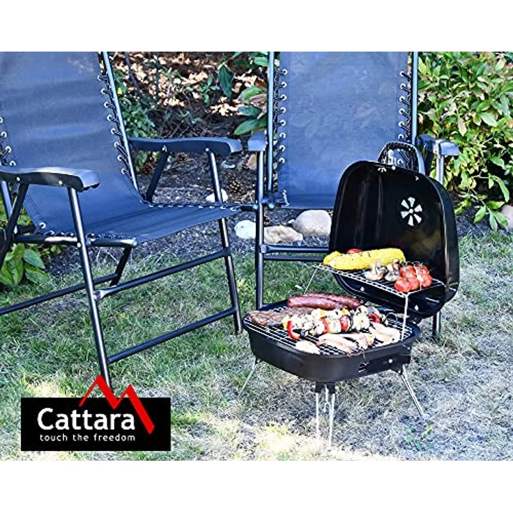 Cattara, Holzkohlegrill, CROTONE Klapp-Holzkohlegrill – Bild 6
