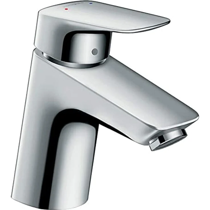 hansgrohe Logis 70 Waschtischarmatur, chrom, ComfortZone 70, Normalstrahl, Push Open Ablaufgarnitur, 5 l/min – Bild 1