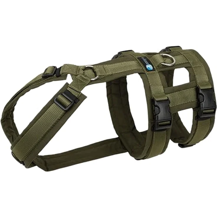 AnnyX Safety Fun Hunde-Sicherheitsgeschirr, gepolstert, individuell einstellbar, Nylon, ergonomische Zugverteilung, für alle Rassen – Bild 1