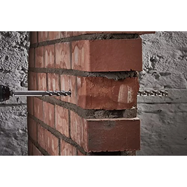 Wolfcraft Mauerdurchbruchsbohrer HM, ø14x400 mm, hammerschlagfest für Mauerwerk und Beton, Sechskant-Schaft – Bild 3