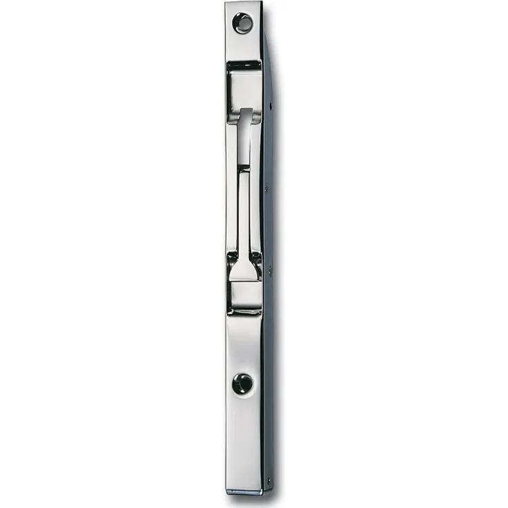 Strenger Türkantriegel U-Gehäuse mit Klapphebel, Edelstahl, 200 x 17 x 15 mm, Hub 14 mm