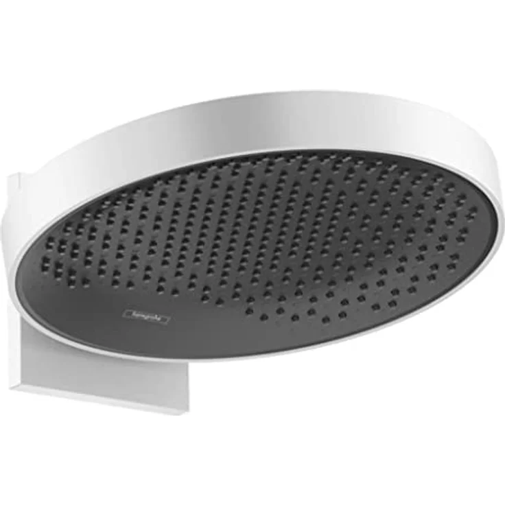 hansgrohe Rainfinity 1jet Kopfbrause mit Brausearm, Strahlart PowderRain, 360 mm, Matt White, 21 l/min – Bild 1