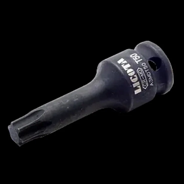 Boni-Shop Torx-Bit Innensechskant Nuss T40, 3/8 Zoll, Cr-Mo für Schlagschrauber, 60 mm Länge