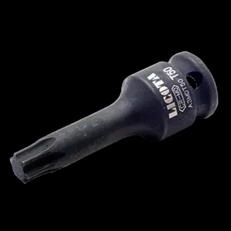 Boni-Shop Torx-Bit Innensechskant Nuss T40, 3/8 Zoll, Cr-Mo für Schlagschrauber, 60 mm Länge