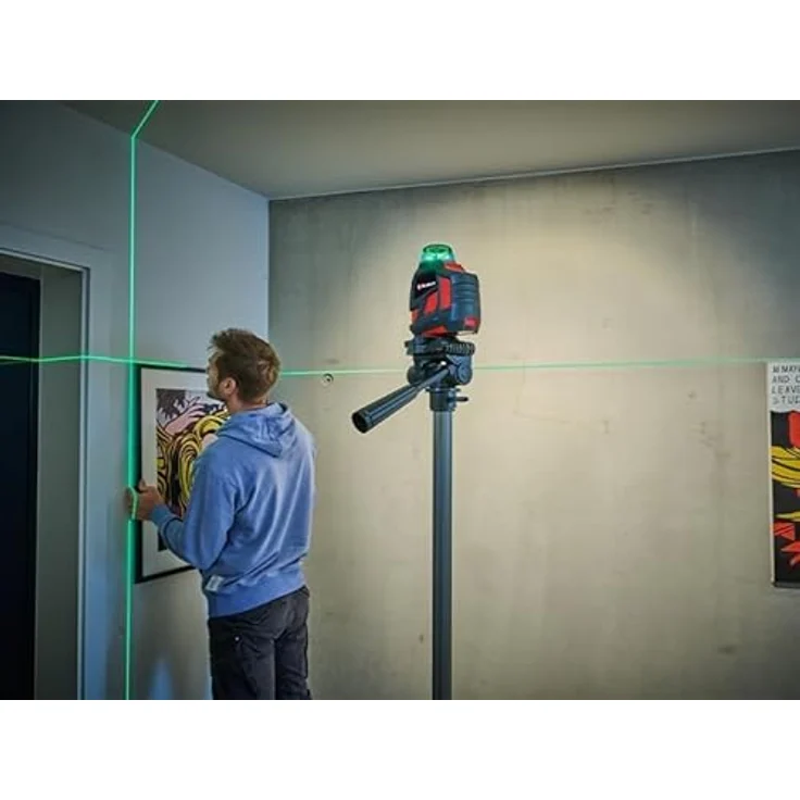 Einhell Kreuzlinienlaser TE-LL 360 G, Arbeitsbereich max. 40 m, inkl. Aufbewahrungstasche – Bild 5
