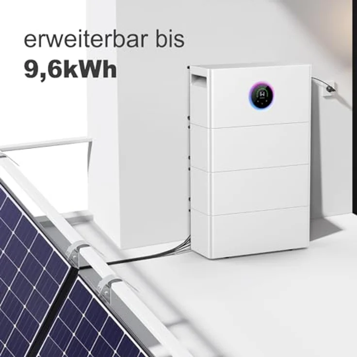 enjoy solar® GoodWe ESA Athena Serie GW0.8/3.8 – Balkonkraftwerk Speicher mit 3,84 kWh, 1 Hauptspeicher + 1 Zusatz-Batterie, Off-Grid-Ausgang bis 1500W, 0% MwSt. – Bild 8